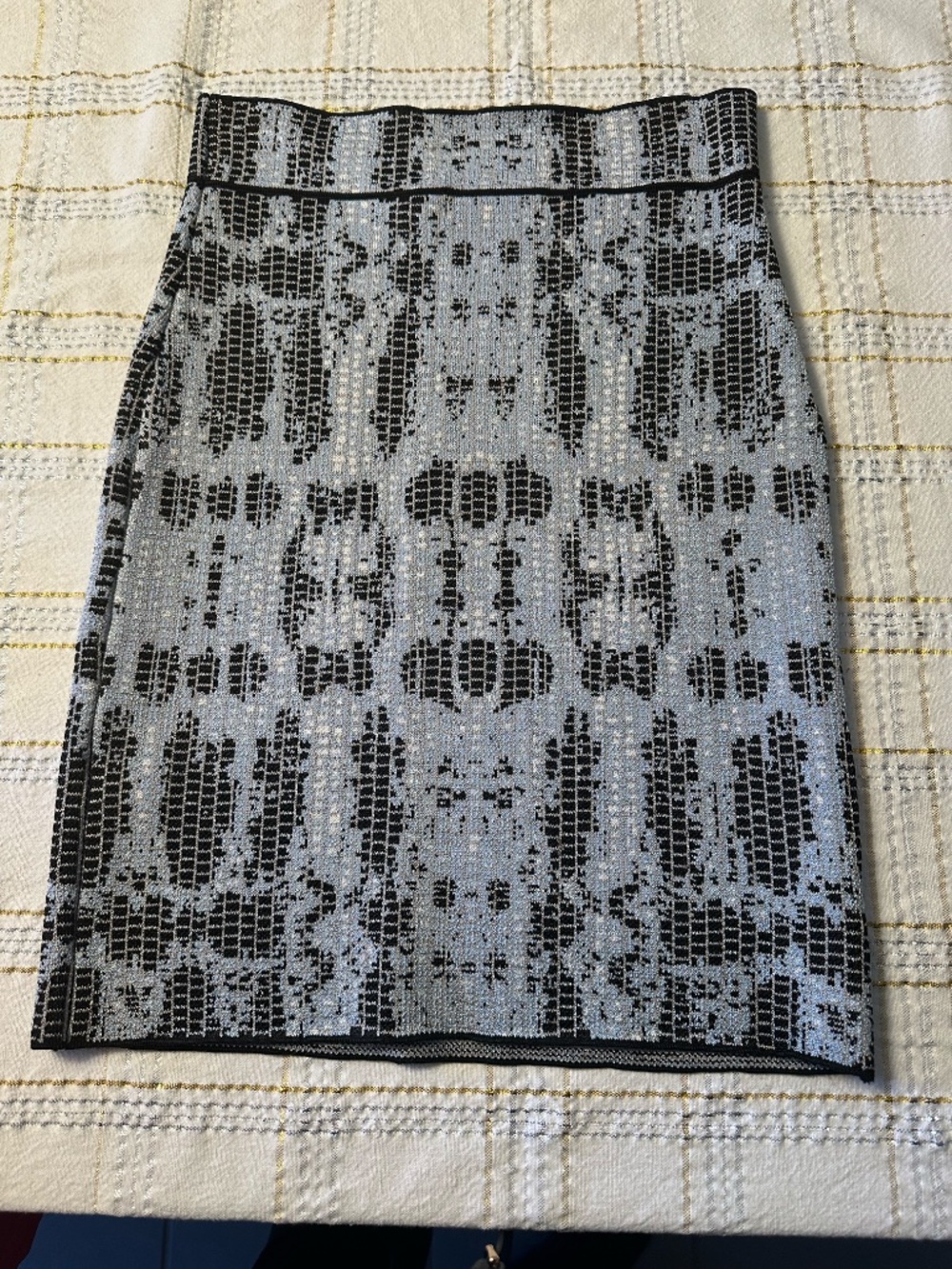 Costa Blanca Gray Pencil Skirt ~ Small
